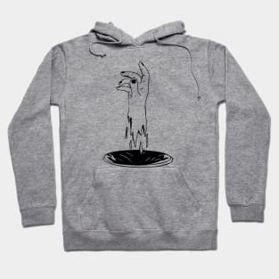 sucked in a hole Hoodie